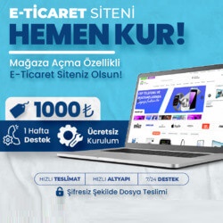 E-Ticaret Yazılımları